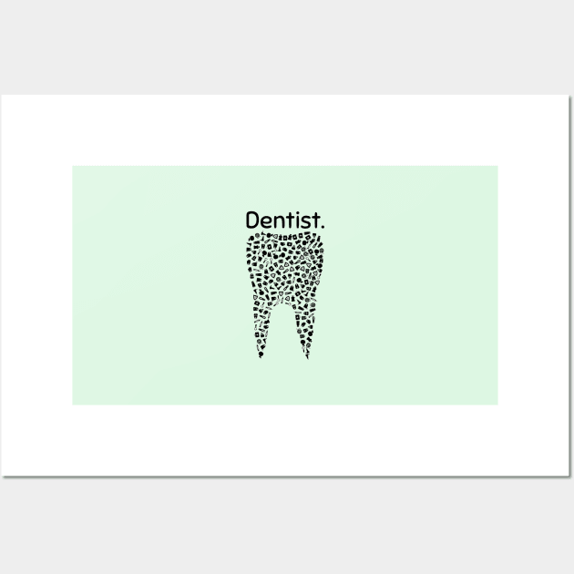 Dentist - Flossing Like a Boss Wall Art by Orento